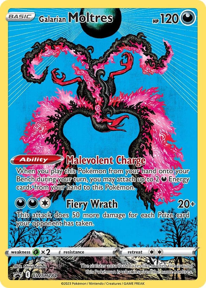 Galarian Moltres SWSH284 (SWSH: Sword & Shield Promo Cards)  - Holofoil | Good Games Adelaide SA