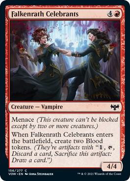 Falkenrath Celebrants 156 (Innistrad: Crimson Vow)  | Good Games Adelaide SA