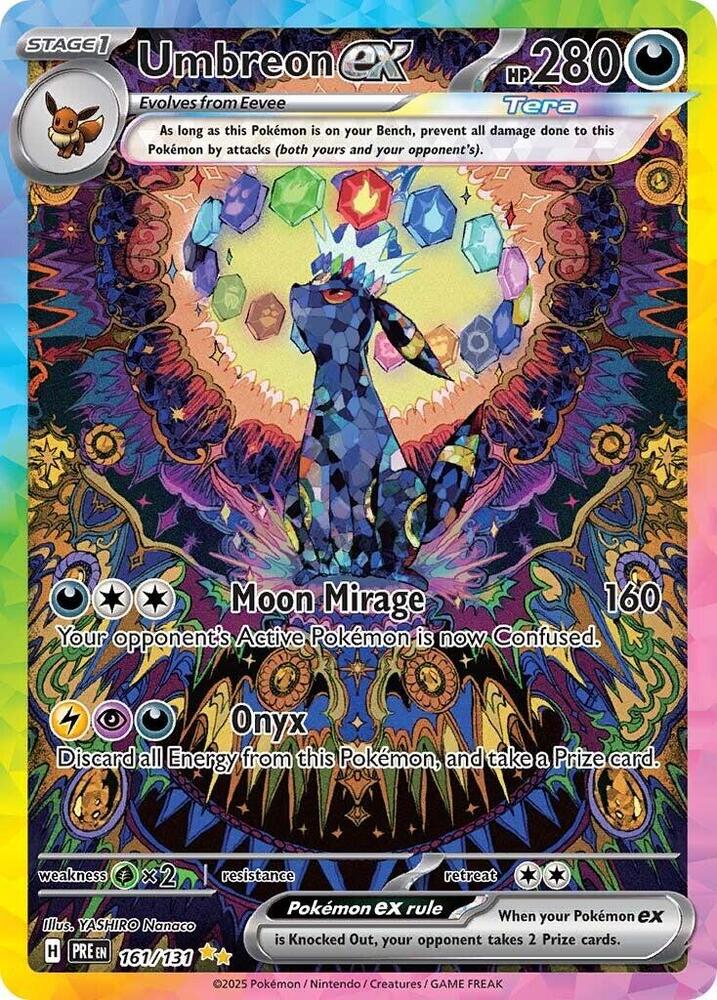 Umbreon ex 161/131 (SV: Prismatic Evolutions)  - Holofoil | Good Games Adelaide SA