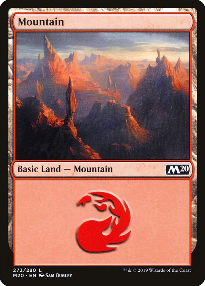 Mountain 273 (Core Set 2020)  - Foil | Good Games Adelaide SA