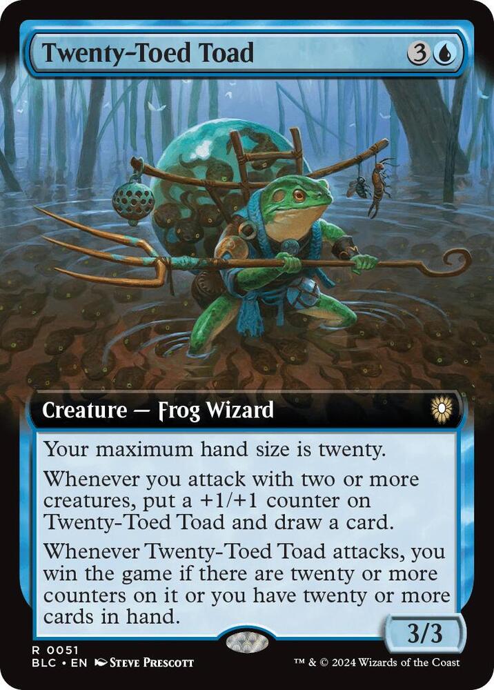 Twenty-Toed Toad 51 (Commander: Bloomburrow)  | Good Games Adelaide SA