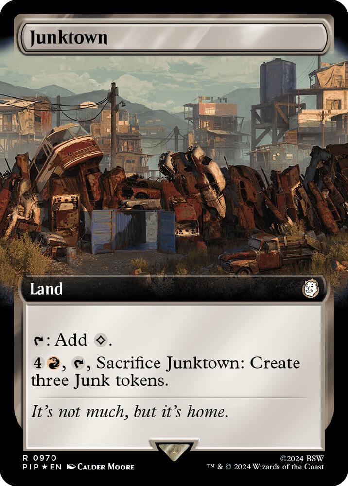 Junktown Extended Art Surge Foil 970 (Universes Beyond: Fallout)  - Foil | Good Games Adelaide SA