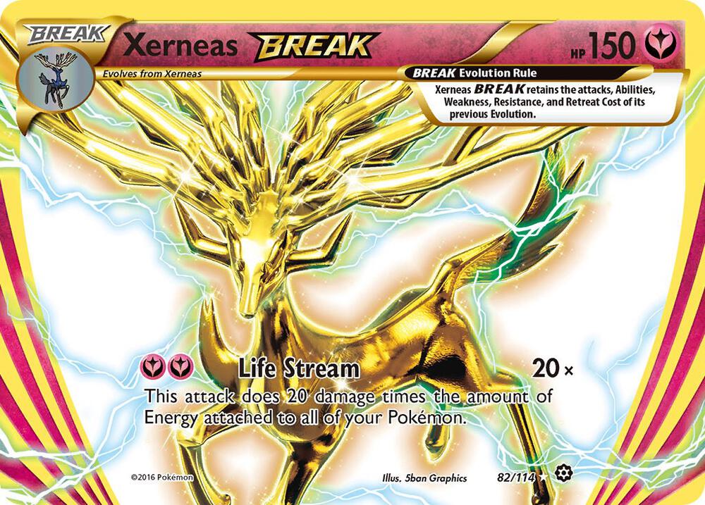Xerneas BREAK 82/114 (XY - Steam Siege)  - Holofoil | Good Games Adelaide SA
