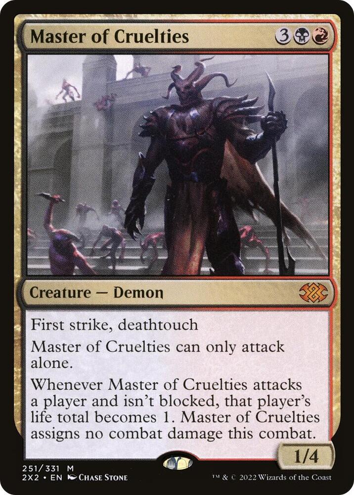 Master of Cruelties 251 (Double Masters 2022)  - Foil | Good Games Adelaide SA