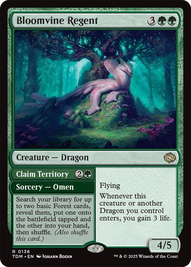 Bloomvine Regent 136 (Tarkir: Dragonstorm)  - Foil | Good Games Adelaide SA
