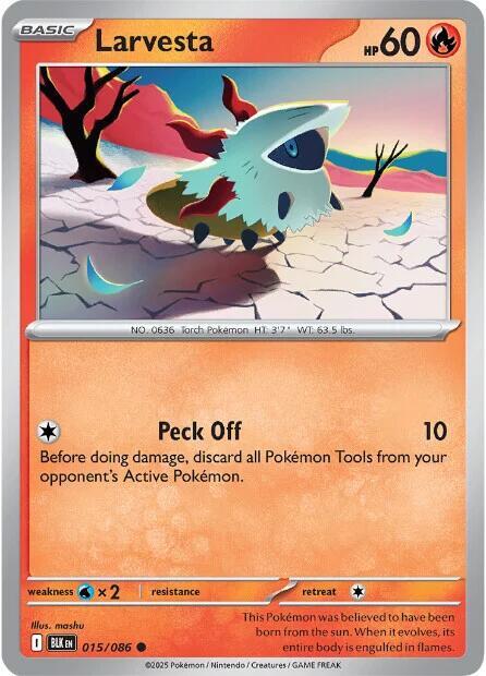Larvesta 015/086 (SV: Black Bolt)  | Good Games Adelaide SA