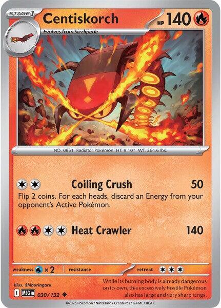 Centiskorch 030/132 (ME01: Mega Evolution)  | Good Games Adelaide SA