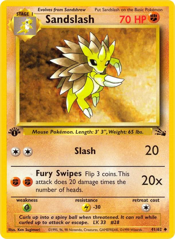 Sandslash 41/62 (Fossil)  - Unlimited | Good Games Adelaide SA