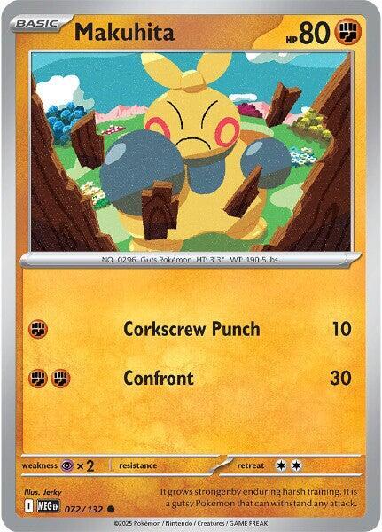Makuhita 072/132 (ME01: Mega Evolution)  | Good Games Adelaide SA