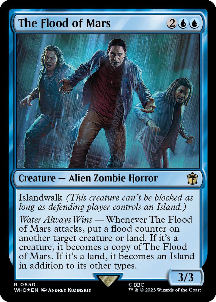 The Flood of Mars 650 (Universes Beyond: Doctor Who)  - Foil | Good Games Adelaide SA