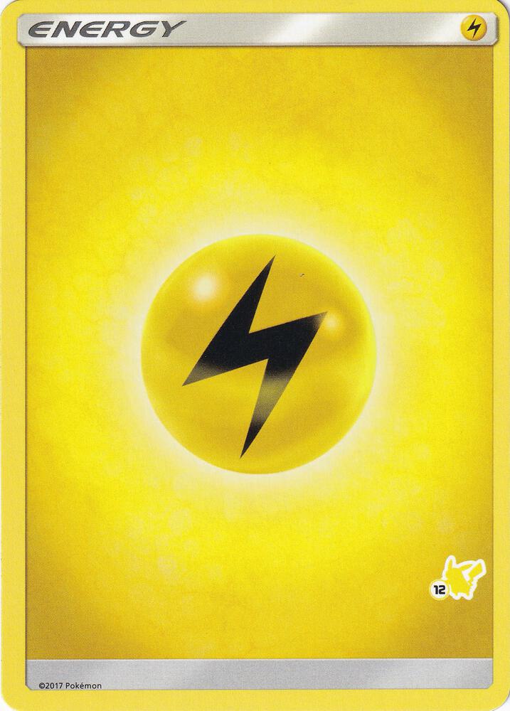 Lightning Energy 12 Pikachu Stamped  (Battle Academy)  | Good Games Adelaide SA