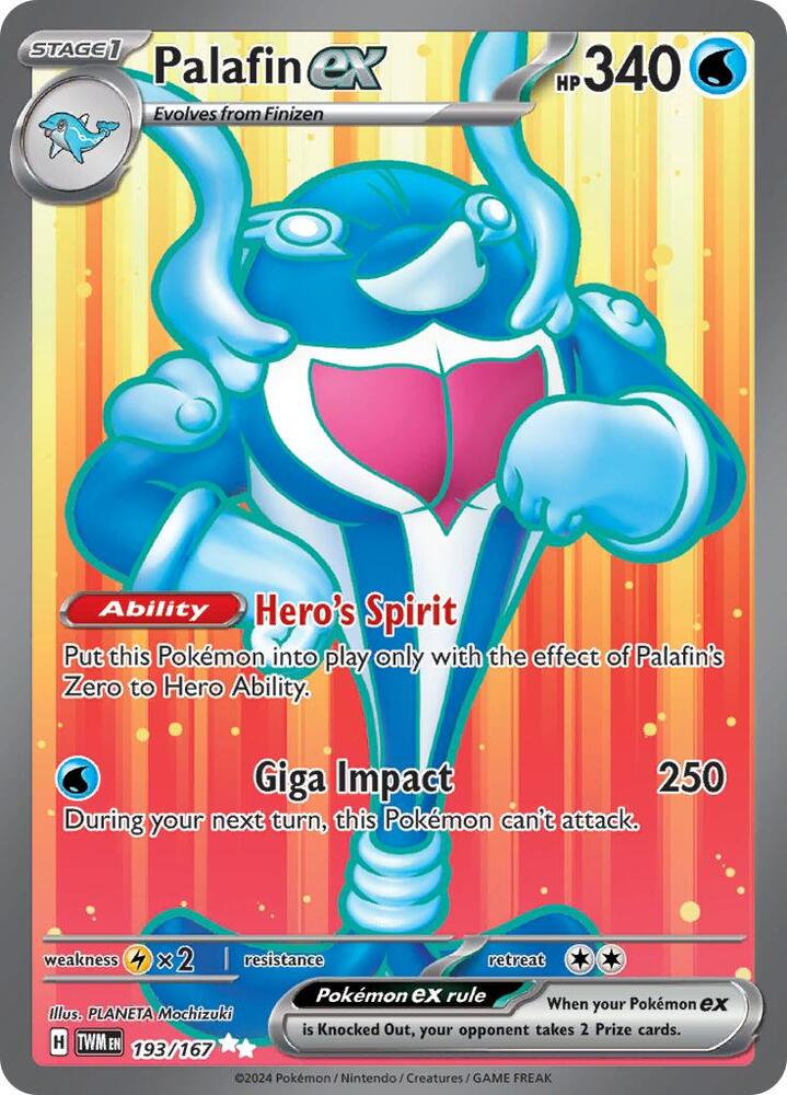 Palafin ex 193/167 (SV06: Twilight Masquerade)  - Holofoil | Good Games Adelaide SA