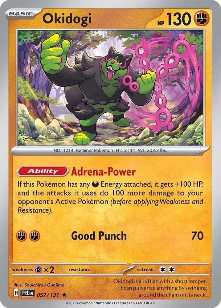 Okidogi 057/131 (SV: Prismatic Evolutions)  - Holofoil | Good Games Adelaide SA