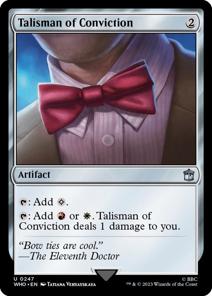 Talisman of Conviction 247 (Universes Beyond: Doctor Who)  - Foil | Good Games Adelaide SA