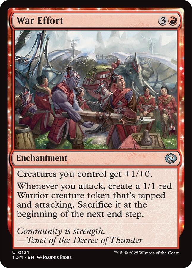 War Effort 131 (Tarkir: Dragonstorm)  | Good Games Adelaide SA