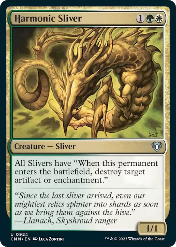 Harmonic Sliver 924 (Commander Masters)  | Good Games Adelaide SA