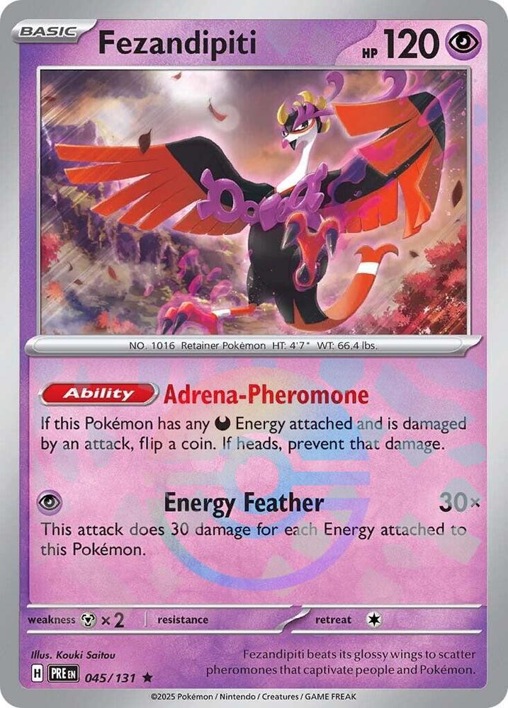 Fezandipiti 045/131 (SV: Prismatic Evolutions)  - Holofoil | Good Games Adelaide SA