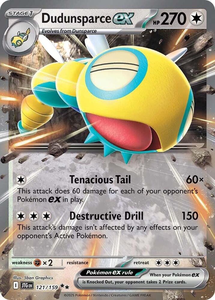 Dudunsparce ex 121 159 121/159 (SV09: Journey Together)  - Holofoil | Good Games Adelaide SA