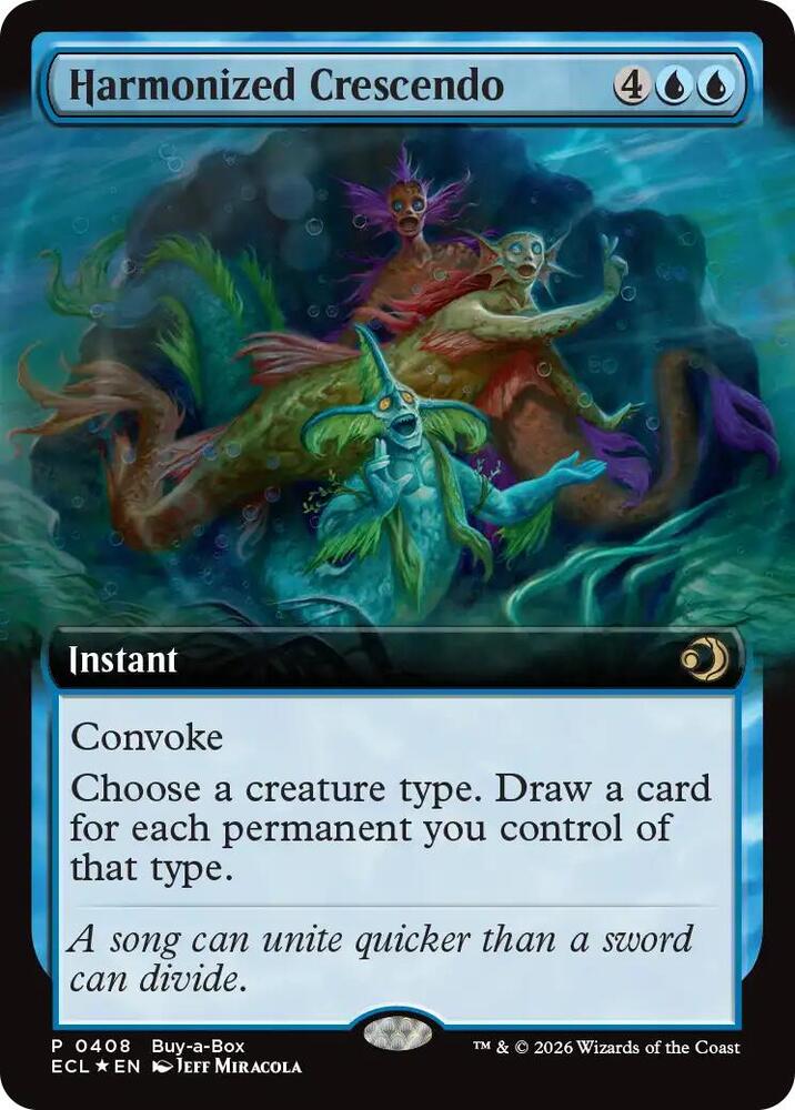 Harmonized Crescendo Extended Art 408 (Buy-A-Box Promos)  - Foil | Good Games Adelaide SA
