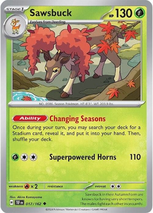 Sawsbuck 017/162 (SV05: Temporal Forces)  | Good Games Adelaide SA
