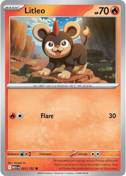 Litleo 023/132 (ME01: Mega Evolution)  | Good Games Adelaide SA