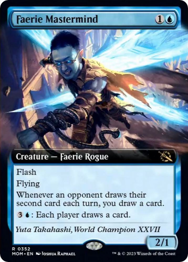Faerie Mastermind 352 (March of the Machine)  - Extended Art Foil | Good Games Adelaide SA