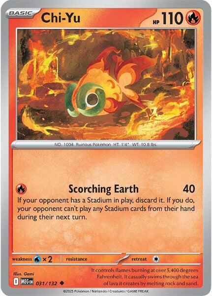 Chi-Yu 031/132 (ME01: Mega Evolution)  | Good Games Adelaide SA