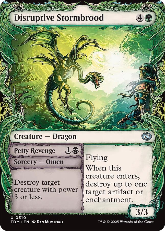 Disruptive Stormbrood // Petty Revenge 310 (Tarkir: Dragonstorm)  - Showcase | Good Games Adelaide SA