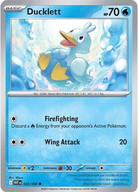 Ducklett 025/086 (SV: White Flare)  | Good Games Adelaide SA