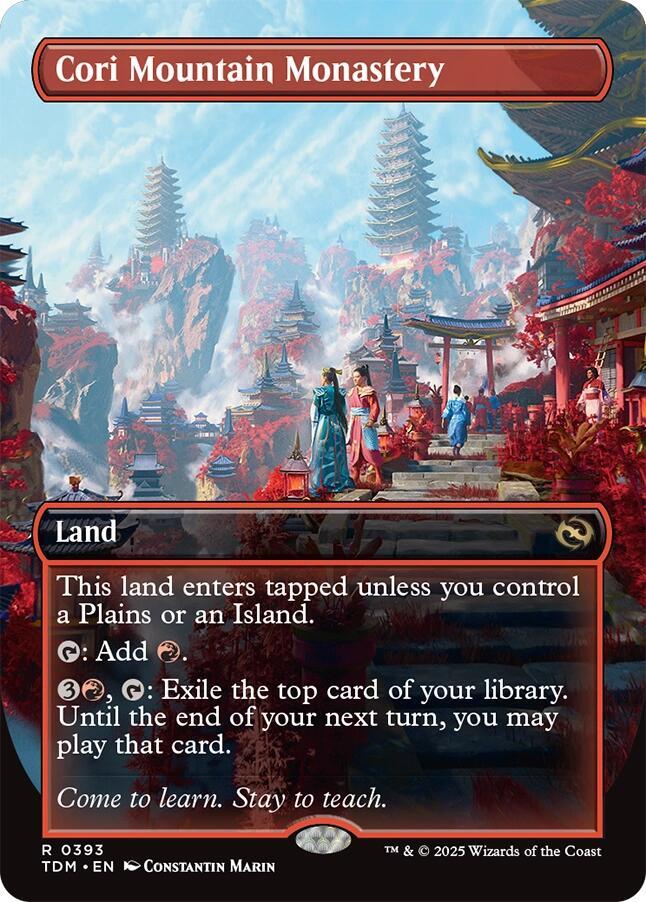 Cori Mountain Monastery 393 (Tarkir: Dragonstorm)  | Good Games Adelaide SA