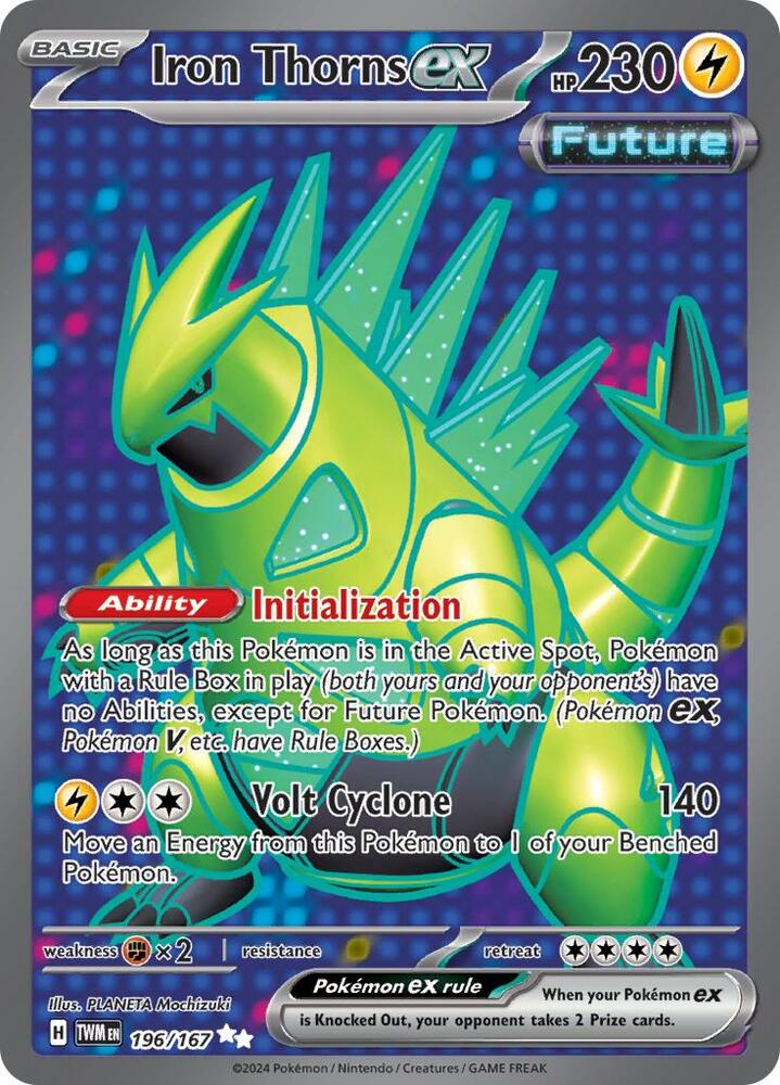 Iron Thorns ex 196/167 (SV06: Twilight Masquerade)  - Holofoil | Good Games Adelaide SA