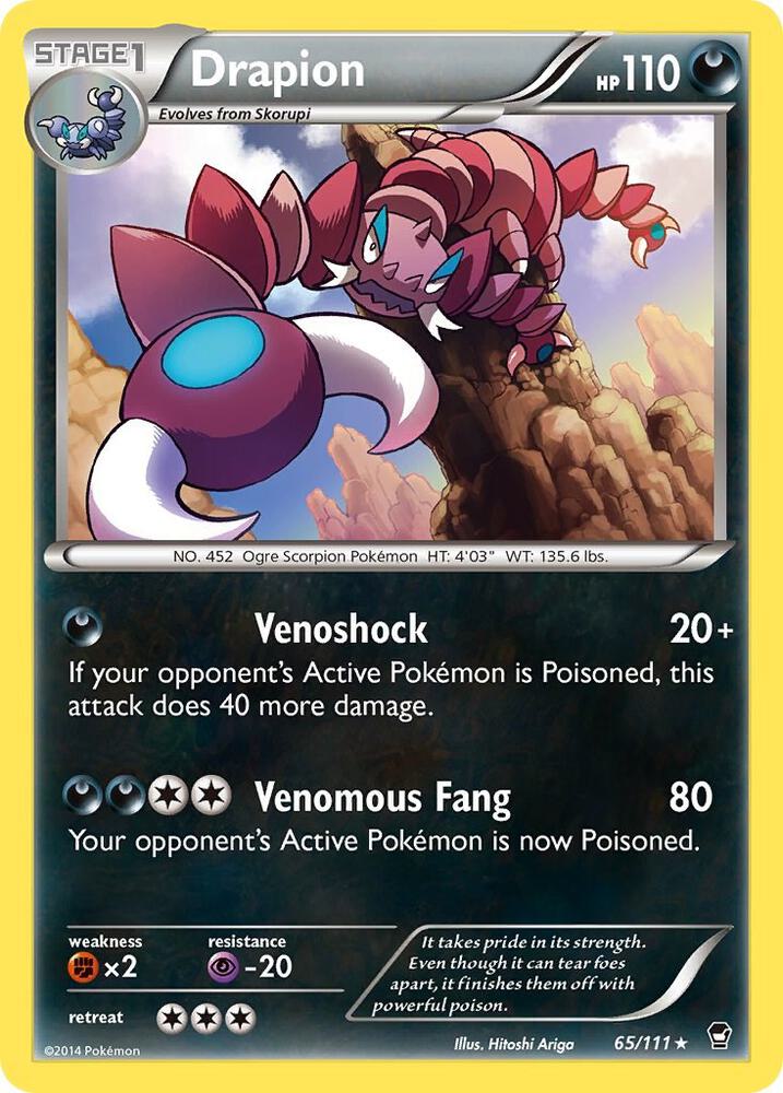 Drapion 65/111 (XY - Furious Fists)  | Good Games Adelaide SA