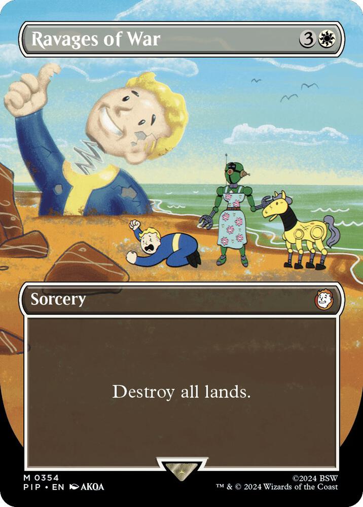 Ravages of War 354 (Universes Beyond: Fallout)  - Foil | Good Games Adelaide SA