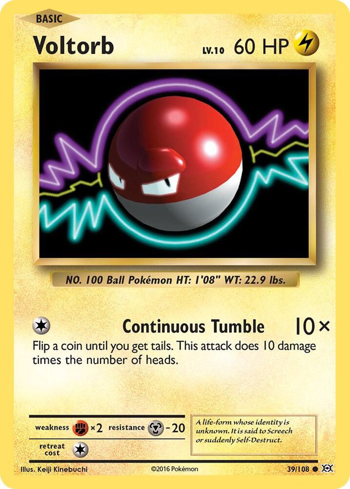 Voltorb 39/108 (XY - Evolutions)  | Good Games Adelaide SA