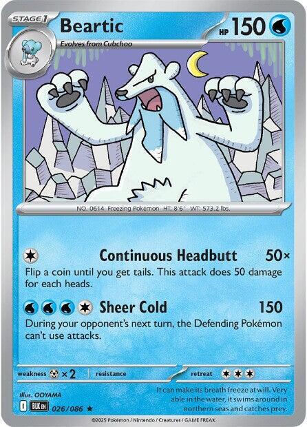 Beartic 026/086 (SV: Black Bolt)  - Holofoil | Good Games Adelaide SA