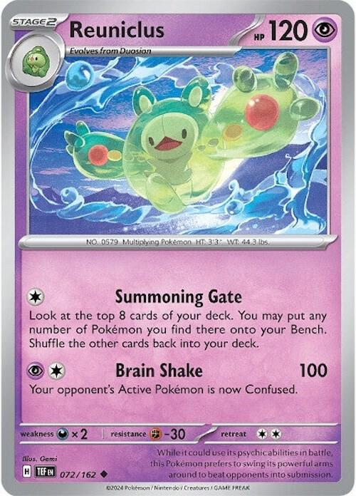 Reuniclus 072/162 (SV05: Temporal Forces)  | Good Games Adelaide SA