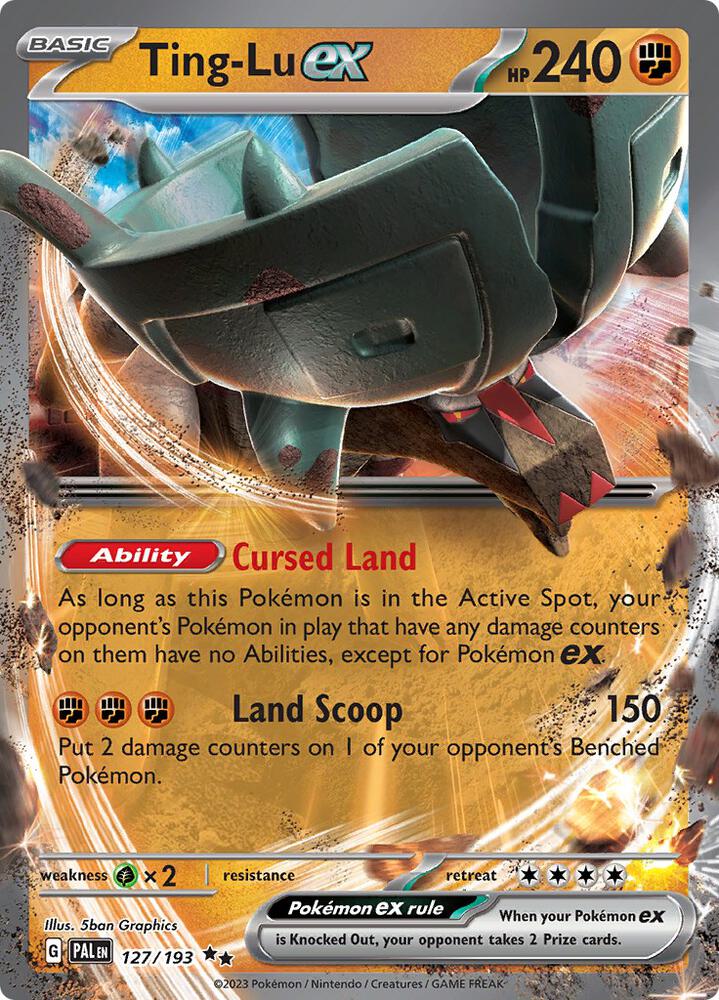 Ting-Lu ex 127/193 (SV02: Paldea Evolved)  - Holofoil | Good Games Adelaide SA