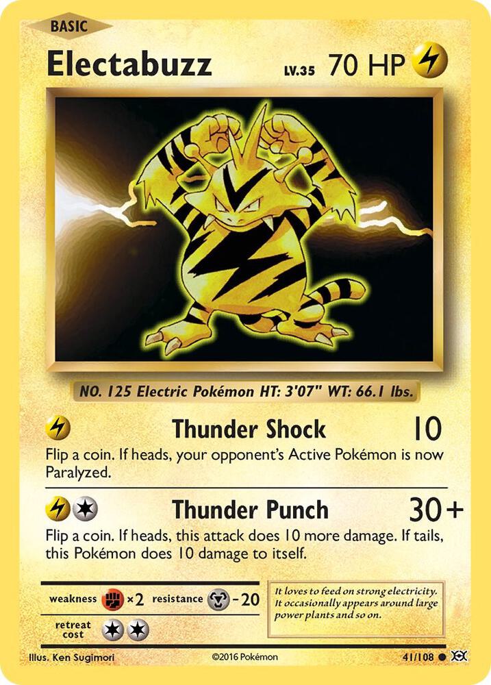 Electabuzz 41/108 (XY - Evolutions)  | Good Games Adelaide SA