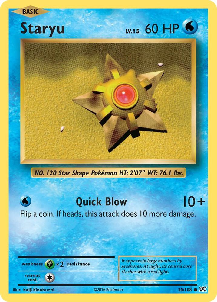 Staryu 30/108 (XY - Evolutions)  | Good Games Adelaide SA