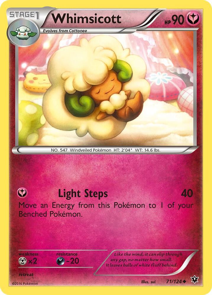 Whimsicott 71/124 (XY - Fates Collide)  | Good Games Adelaide SA