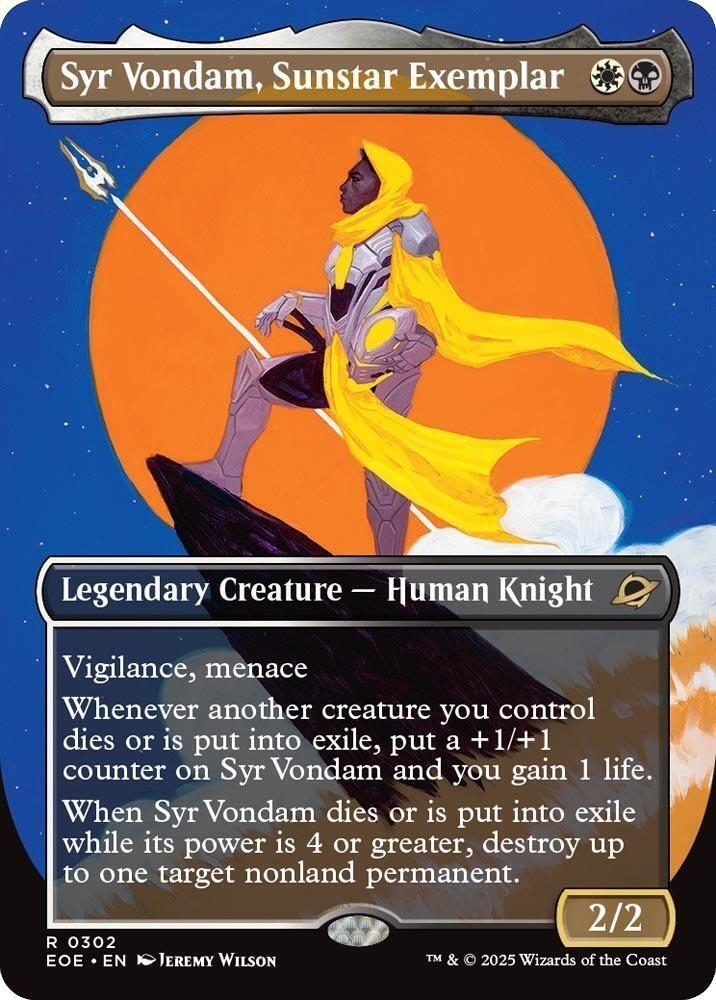 Syr Vondam, Sunstar Exemplar 302 (Edge of Eternities)  | Good Games Adelaide SA