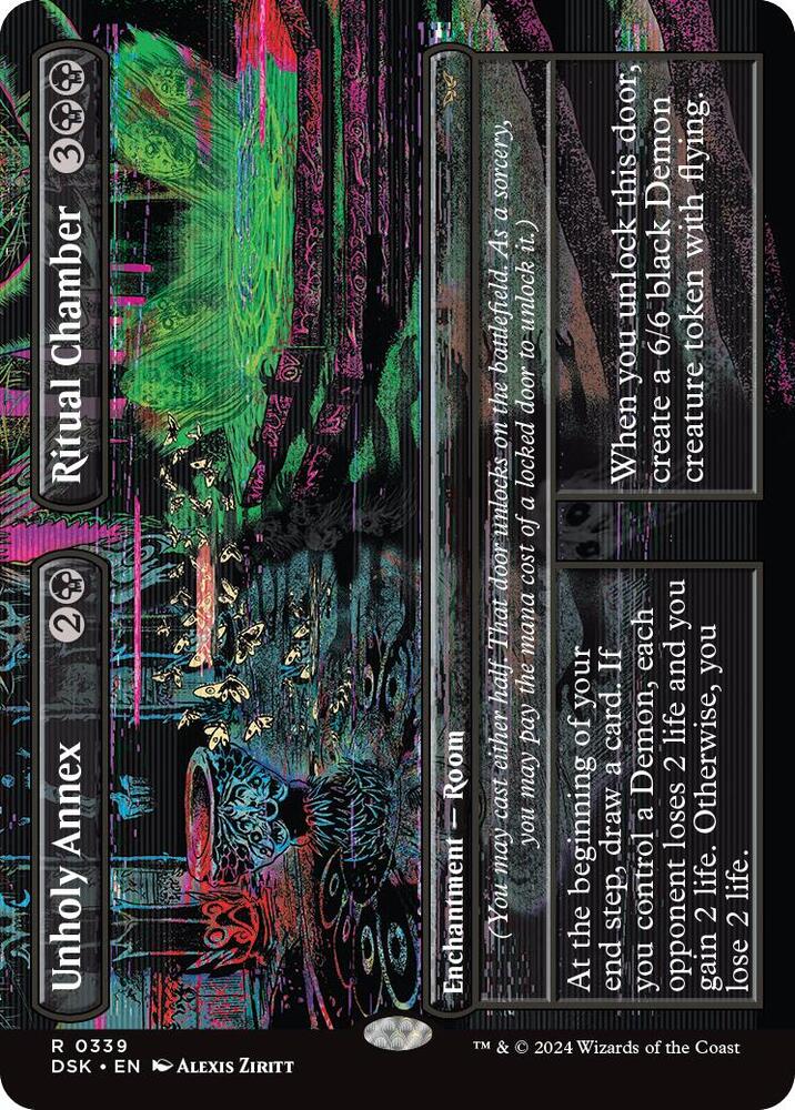 Unholy Annex // Ritual Chamber 339 (Duskmourn: House of Horror)  - Borderless | Good Games Adelaide SA
