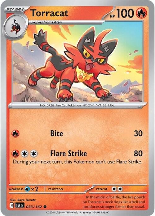 Torracat 033/162 (SV05: Temporal Forces)  - Reverse Holofoil | Good Games Adelaide SA
