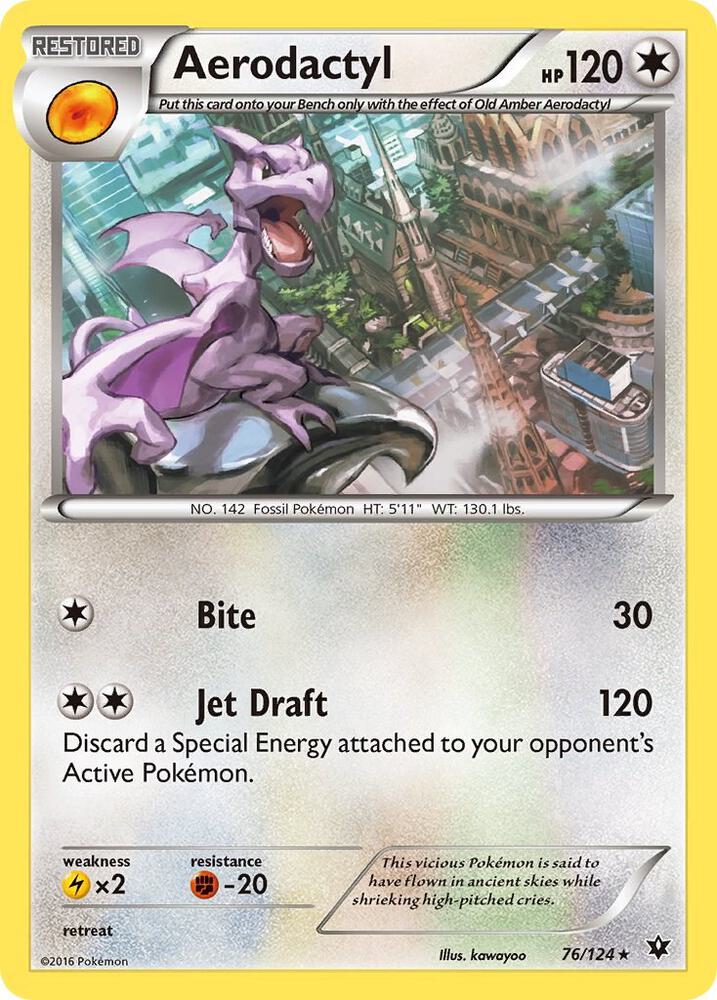 Aerodactyl 76/124 (XY - Fates Collide)  | Good Games Adelaide SA
