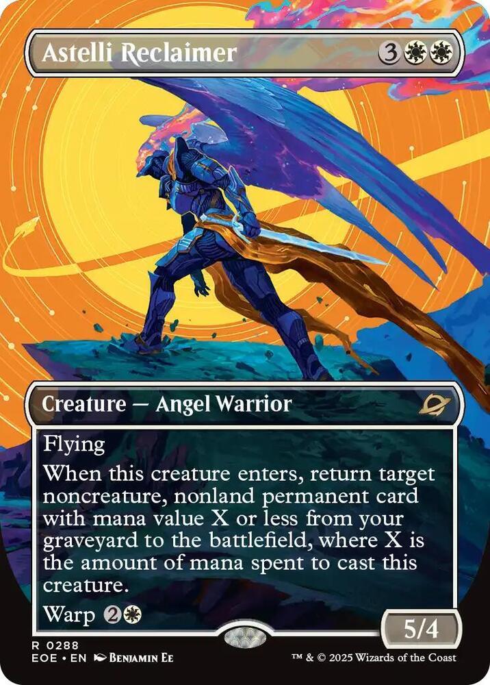 Astelli Reclaimer Borderless 288/276 (Edge of Eternities)  - Borderless Foil | Good Games Adelaide SA
