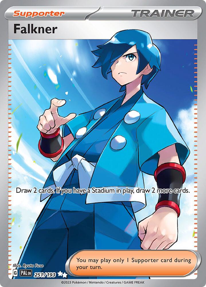 Falkner 251/193 (SV02: Paldea Evolved)  - Holofoil | Good Games Adelaide SA