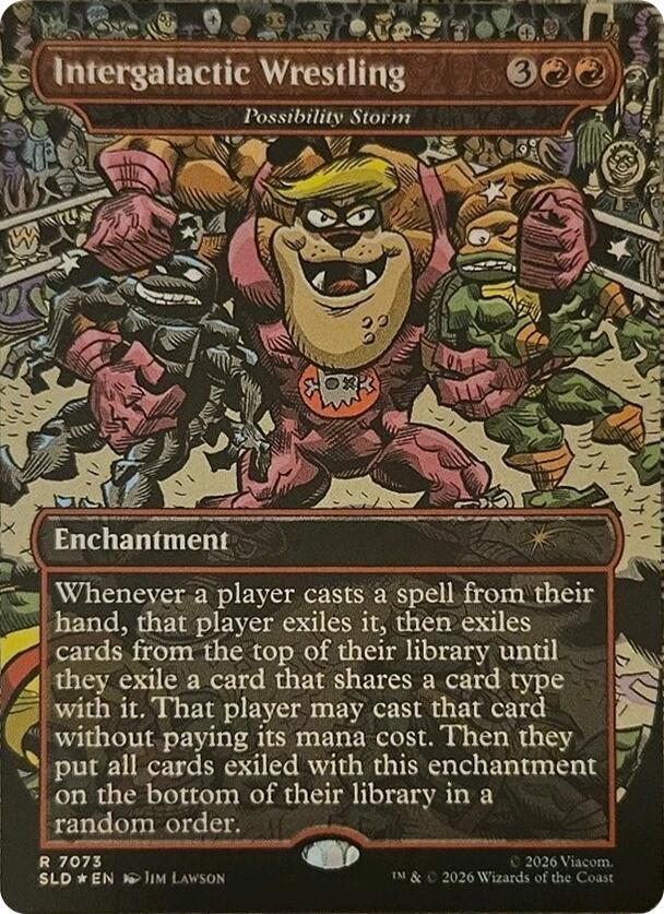Intergalactic Wrestling Possibility Storm 7073 (Secret Lair Drop Series)  - Foil | Good Games Adelaide SA