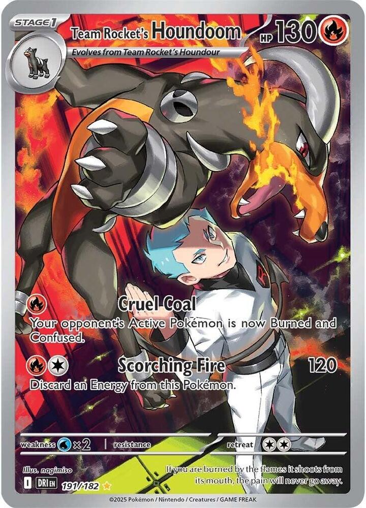 Team Rocket's Houndoom 191/182 (SV10: Destined Rivals)  - Holofoil | Good Games Adelaide SA