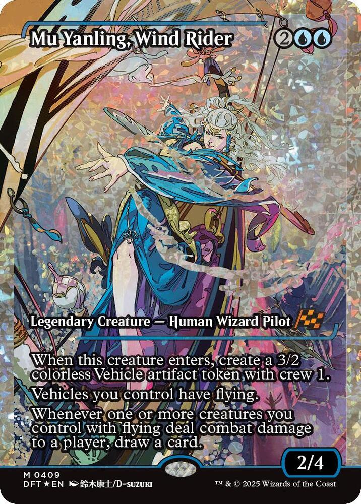 Mu Yanling, Wind Rider 409 (Aetherdrift)  - Foil | Good Games Adelaide SA