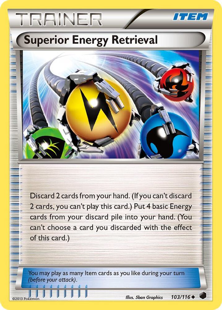 Superior Energy Retrieval 103/116 (Plasma Freeze)  - Reverse Holofoil | Good Games Adelaide SA
